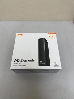 WD 10TB Elements Desktop External Hard Drive (Open Box, Great Condition)