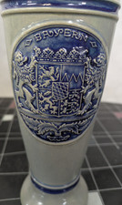 Toller Bierkrug Weizenkrug - Original Gerzit 0,5 L - Steingut -Bayern Wappen