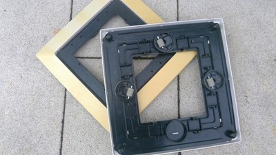 Rolluntersetzer quadratisch 22/28cm Blumensäulen LECHUZA (R)