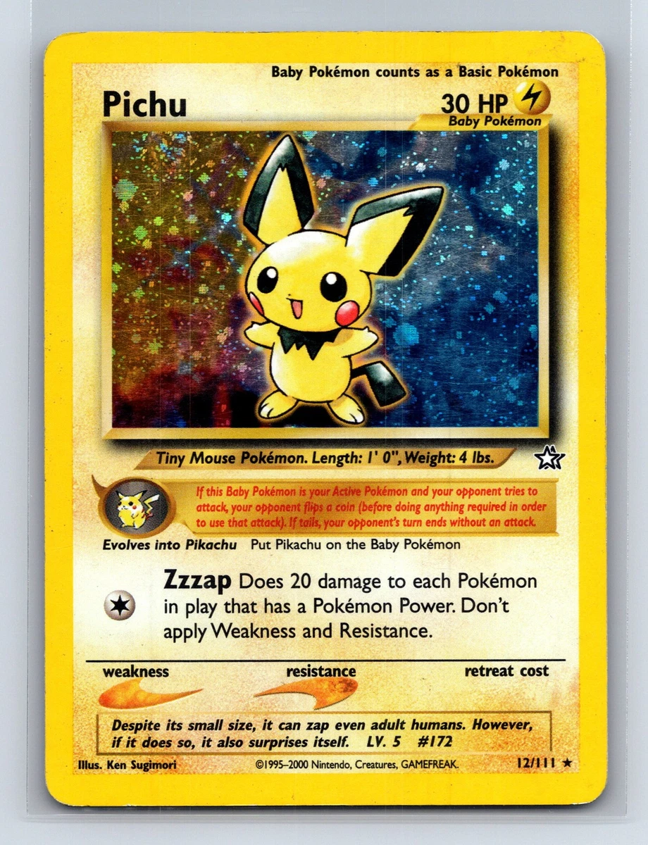 Pichu Pokémon TCG Cards for sale | eBay