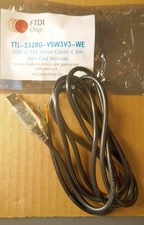 USB-to-Serial Cable: 5V TTL, 6 Bare Wires 6 feet 
