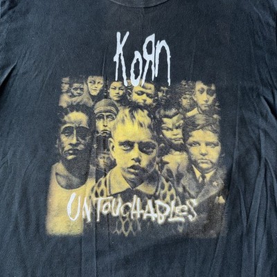 Korn 2002 Pop Sux Tour Untouchables Band T-Shirt Size L Vintage