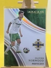 Oliver Norwood Immaculate /10 Panini 2017 Northern Ireland