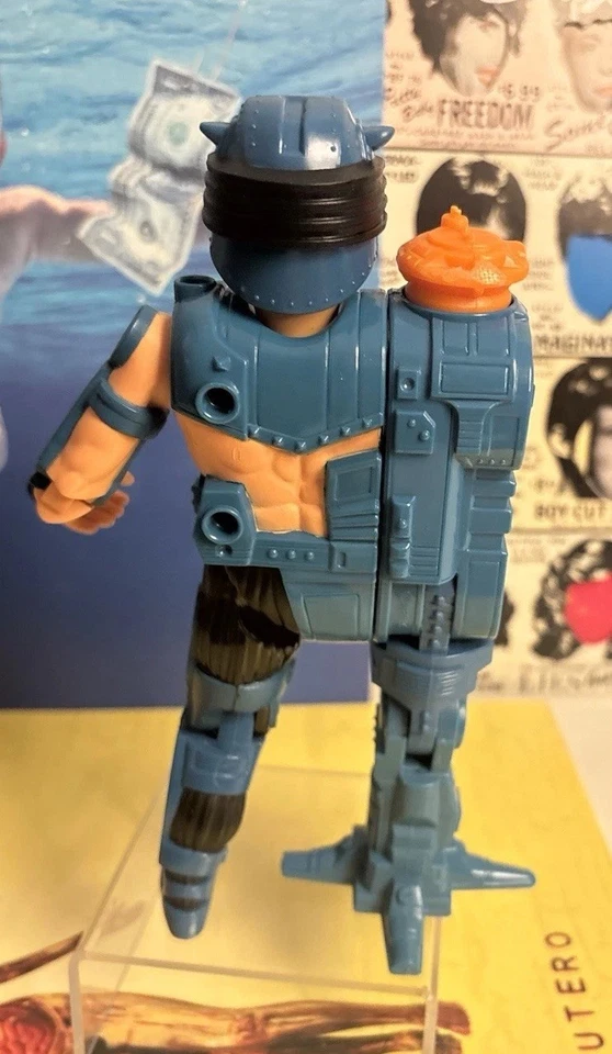 Figura de acción Kenner 1986 Centurions Hacker de colección con casco original limpio Foto 4 de 4