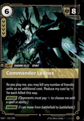 Riftbound OGN231 - Commander Ledros - Rare - Origins