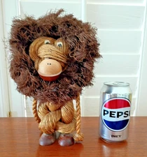 10” Rope Wood  Figurine MCM Danish Sculpture Kay Bojesen Jørgen Bloch