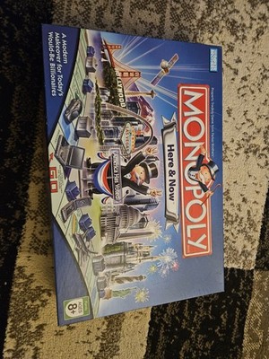 Monopoly Board Game Here & Now Edition 2006 by Parker Brothers - Complete
