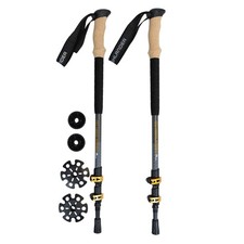 Highlander Carbon Fibre Skye Walking Poles Pair Trekking Stick Set Lightweight