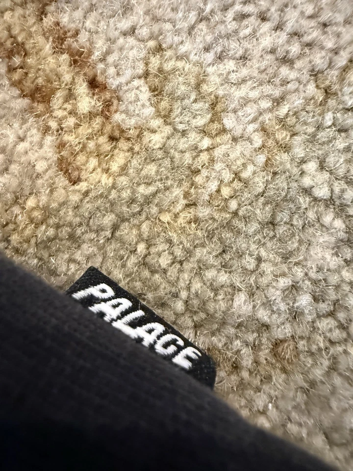 Palace Spirfire Live to Bun Capucha Negra Hombre Talla XL FW20 Foto 4 de 4