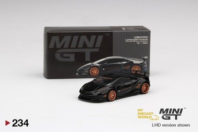 MINI GT 115 Lamborghini Huracan LBWK VER. 1 Black Mijo In Blister