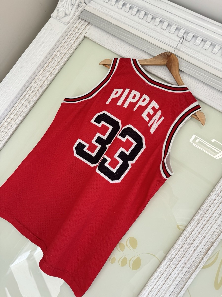 Pippen #33 Chicago Bulls 90's Basketball Jersey NBA Shirt Size