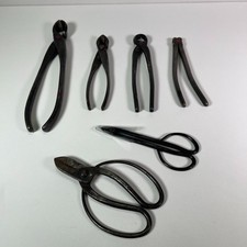 Vintage Masakuni 301298 Bonsai Pruning Concave Cutter Scissors Tool Lot 6x Japan