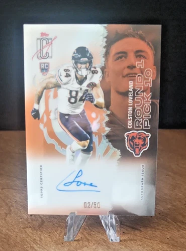 2025 Topps Signature Colston Loveland Rookie Class Autographs (RAW)