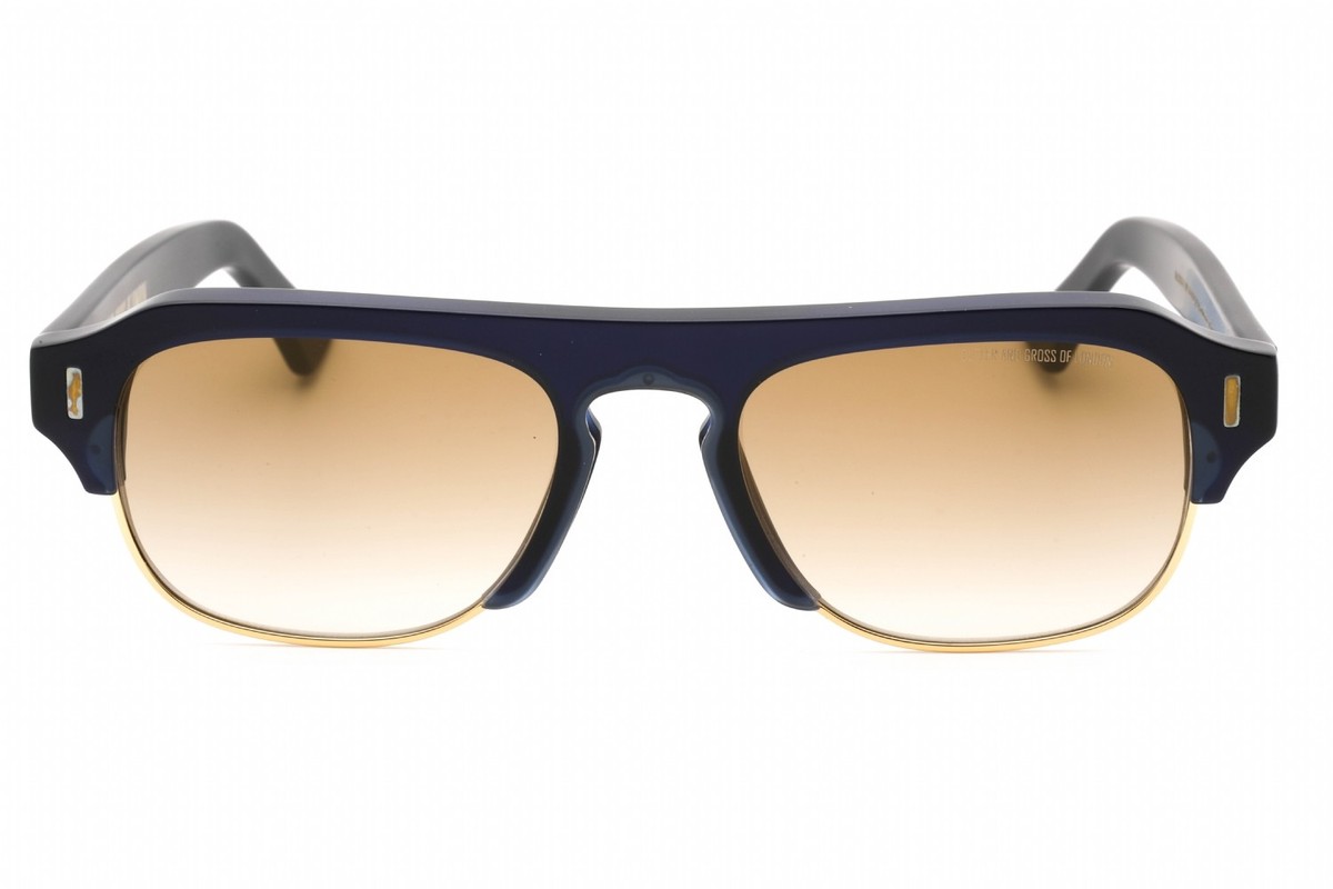 NEW CUTLER AND GROSS CG1353S 002 BLUE BROWN UNISEX SUNGLASSES Cutler and Gross CGSN138950-002 56mm New Sunglasses  main image 4