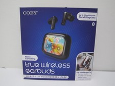 COBY TRUE WIRELESS EARBUDS Touchscreen BLUETO...