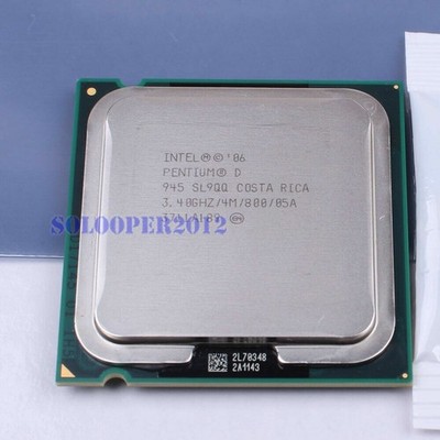   Pentium D PD 945 3.4 GHz 4M 800MHz Dual-Core LGA775 Processor CPU #za