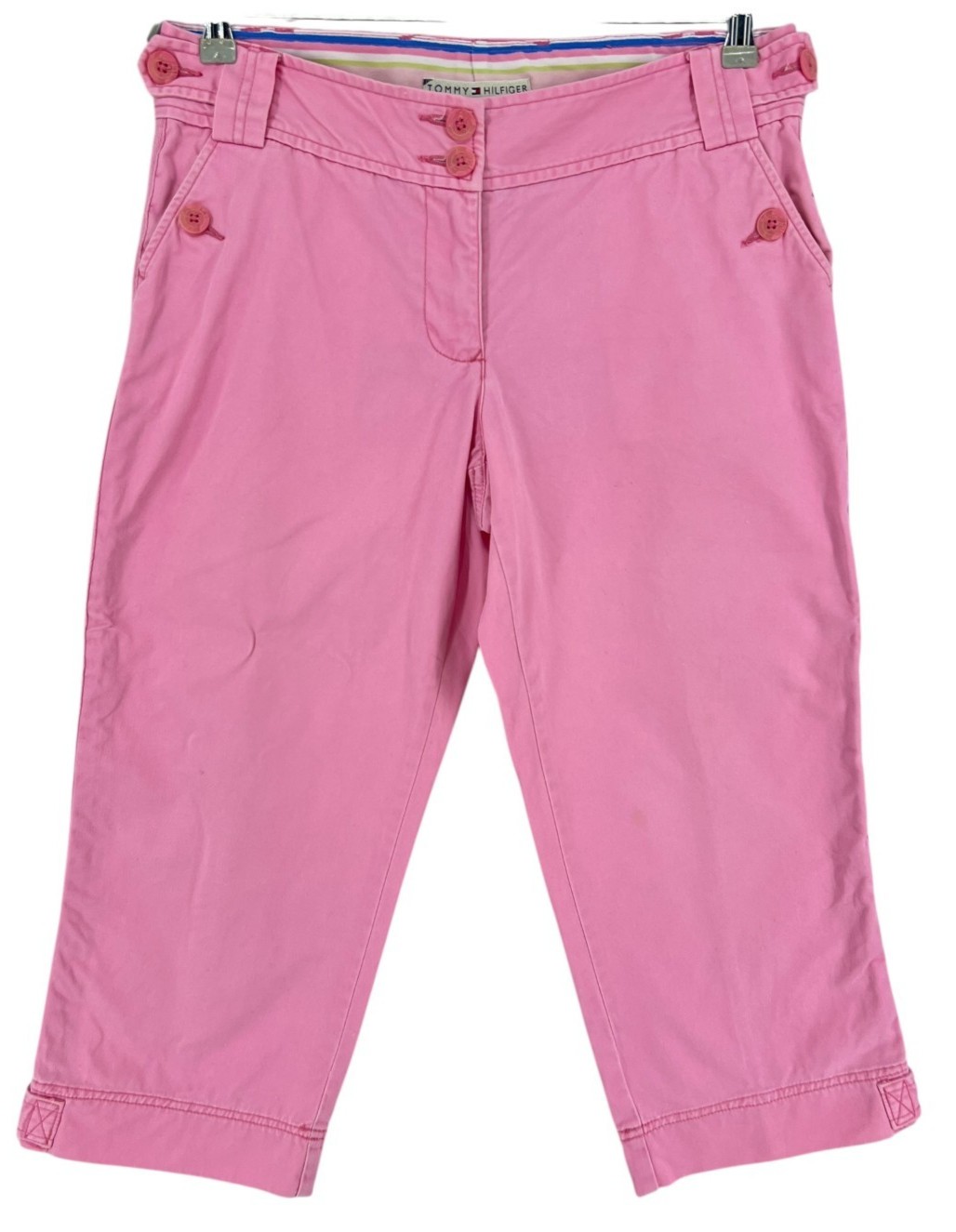 Tommy Hilfiger Mujer Lässig Bermudas Shorts Rosa Talla 8-W31