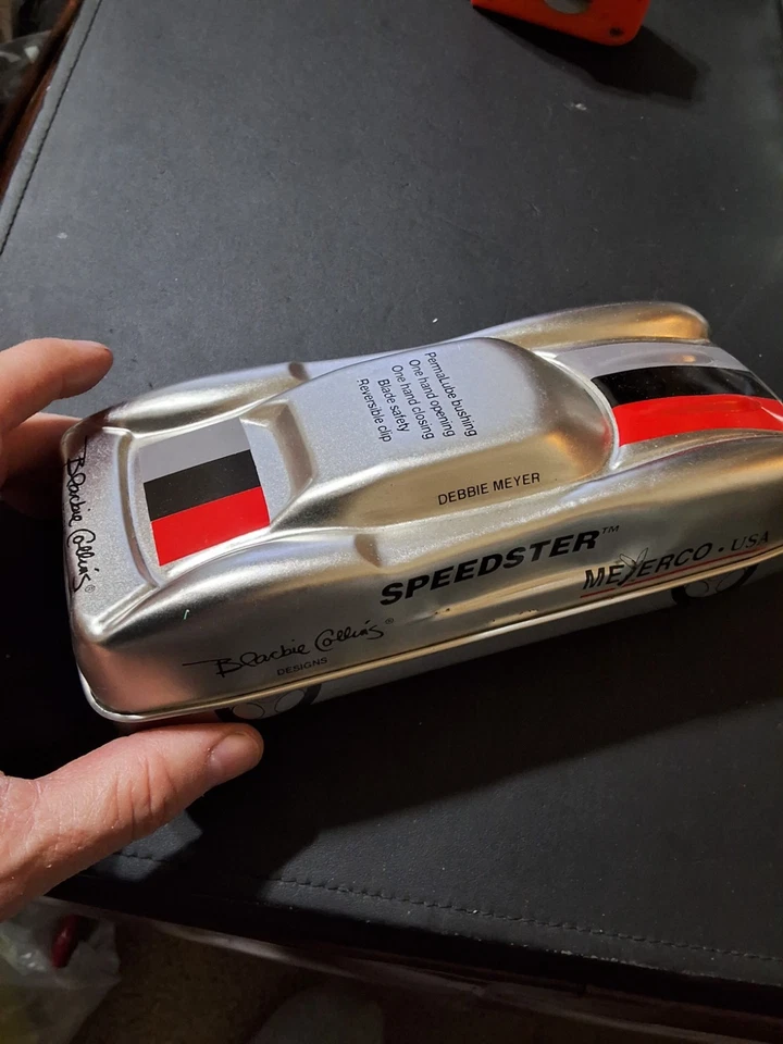 NUEVO Navaja de Bolsillo Meyerco FIRST PROD RUN Speedster Blackie Collins con Lata Coll Foto 2 de 4