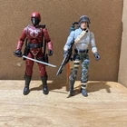 GI Joe Classified figure lot of 2.    Crimson Guard And Starduster.    Loose.