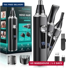 Nose Hair Trimmer for Men and Women, Type-C Rechargeable Precision Groomer