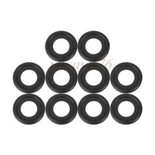 New For GM 3536966 10pcs M11 Car Oil Drain Plug Gaskets Crush Washer Seal Black