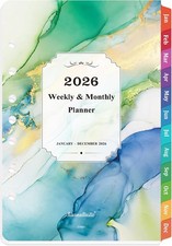 2026 Planner Refills - 2026, JAN 2026 - DEC A5 green 