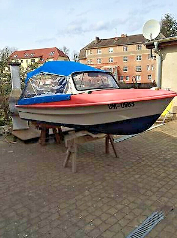 Cabrioverdeck, Klappverdeck, Verdeck, Sonnensegel für Motorboot Ibis 2 & 3 - Bild 2 von 4