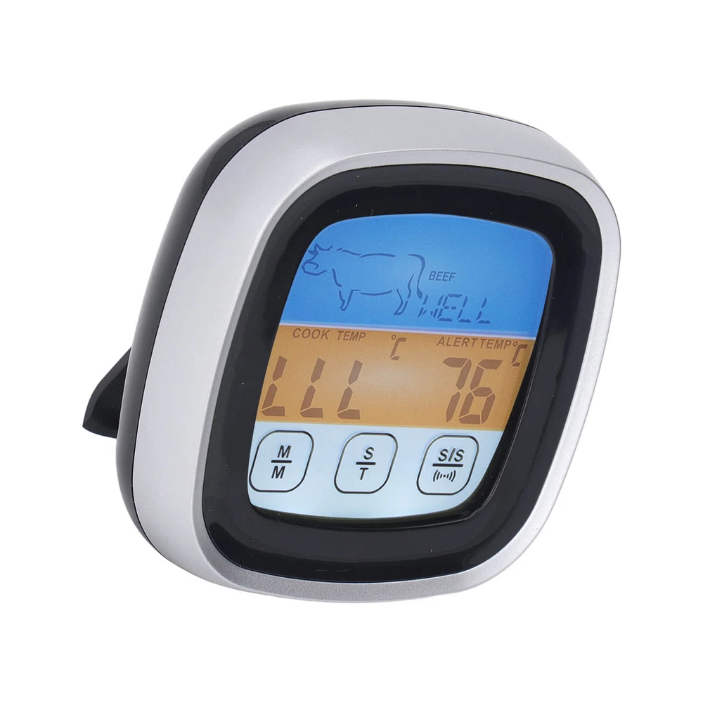 Digital Meat Thermometer LED Display Accurate Reading Meat Temperature Gauge