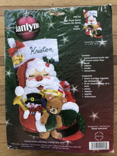 Janlynn TOYS FROM SANTA Felt Applique Christmas Stocking Kit w/ Sequins  Beads