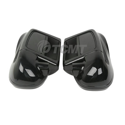 Vivid Black Lower Vented Leg Fairing Fit For Harley Touring