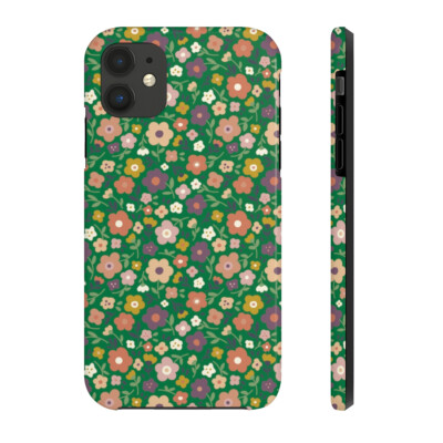 Boho Green Meadow Floral iPhone case - suitable for over 25 models