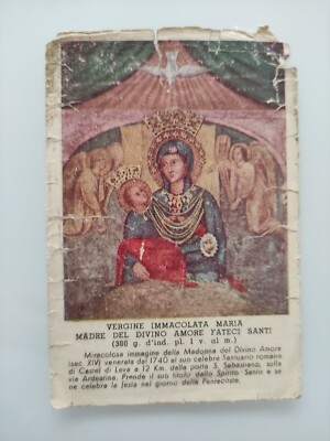 Madre Del Divino Amore S7 Santino Holy Card 