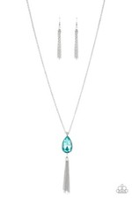 Paparazzi Elite Shine Blue Necklace Set