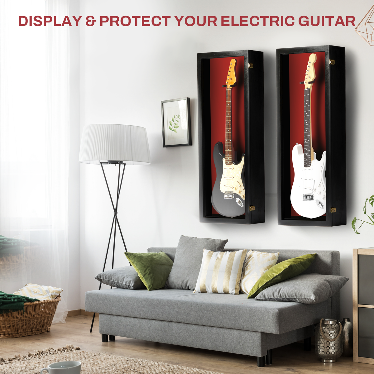 Electric Guitar Display Case Acrylic Guitar Case Wall Mount Electric Guitar Display Case Acrylic Guitar Case Wall Mount