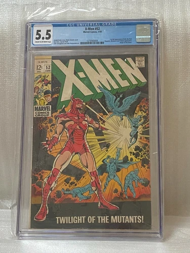 X-MEN #52 CGC Graded 5.5