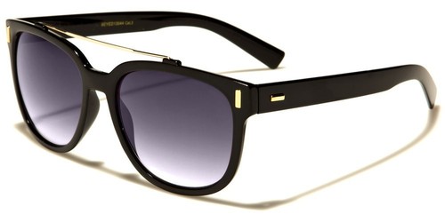 Occhiali da sole stile classico metallo top bar donna uomo moda - Foto 4 di 7