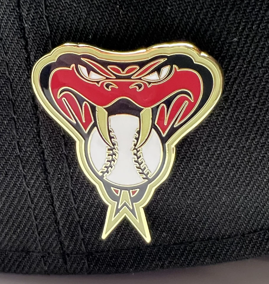 MLB Arizona Diamondbacks Fitted Hat Pin-Gold/Black/Red/White/Tan - Image 2 of 4