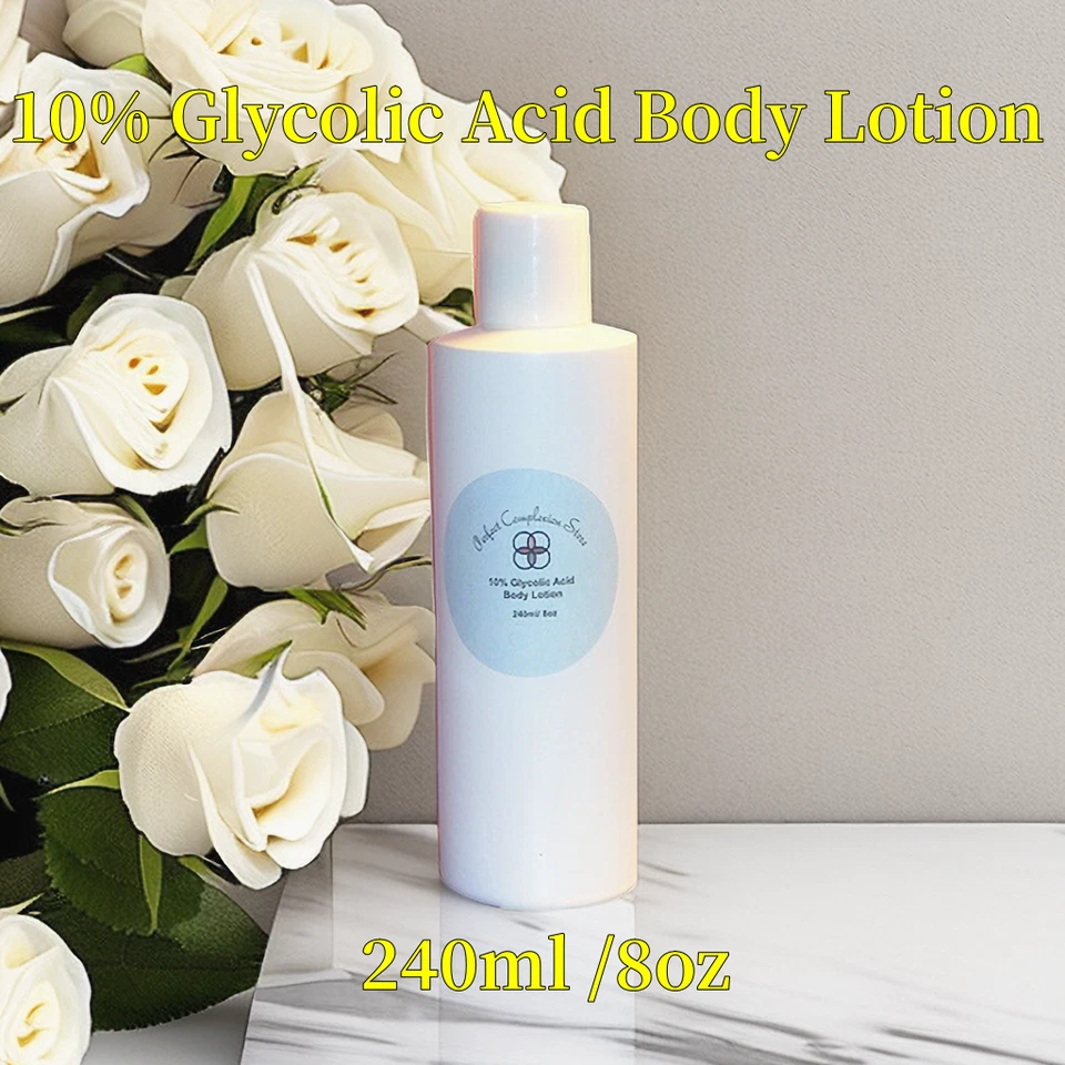 Loción corporal con ácido glicólico 10-20-30-40-50-60-70 % 8 oz antienvejecimiento/blanqueamiento Foto 2 de 4
