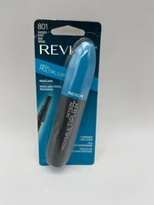 Revlon Mega Multiplier Mascara 801 BLACKEST BLACK 0.28 Fl Oz New In Package