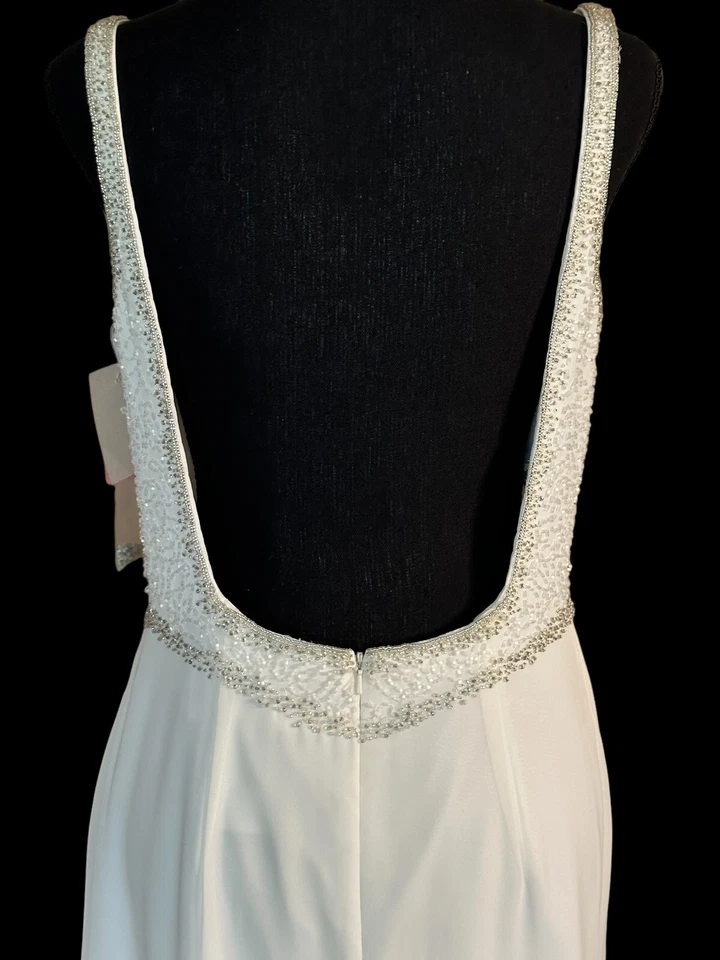 Vestido de novia ~ Vestido cotillón ~ Vestido de novia de playa talla 12 Foto 2 de 4