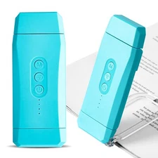 USB Rechargeable Clip On Book LED Light Dimmable Lamp for Reading in Bed