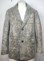 Diesel L-BLAZE Giacca Lederjacke Herren Leather Jacket Blazer Gr.48 Neu Etikett