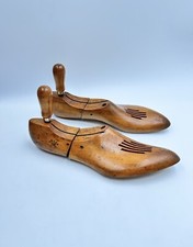 Antique 1st Gen 1904 Wooden Shoe Trees Stretchers Miller OAM Co., Fully Restored