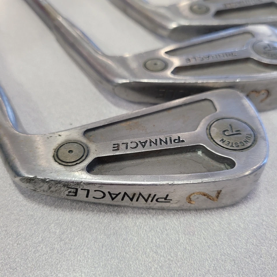 Acushnet Pinnacle Iron Set Right Hand Steel Shaft 2-9 Irons With Pitching Wedge  - Image 2 of 4