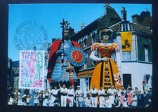 Carte maximum timbre les géants du Nord N° 2076 Oblitéré Douai Lille 1980