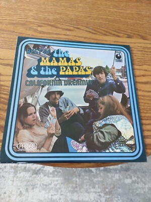 Best Of Mamas & Papas Califonia Dreaming 1977 LP Vinyl In VGC.