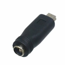 2pc V3 Mini USB 5Pin Male To 5.5x2.1mm Female DC Power Converter Charger Adapter