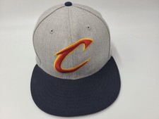 Cleveland Cavaliers New Era 9Fifty Snapback Hat Cap Men NBA Basketball Gray Blue