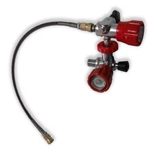 Valve and Filling Staion for Paintball PCP Air Tank  in 30Mpa 300Bar M18X1.5