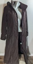 Arctic Warmth Technofill Brown Coat Faux Fur Trim Size 8 Brand: Hannah By Marlo